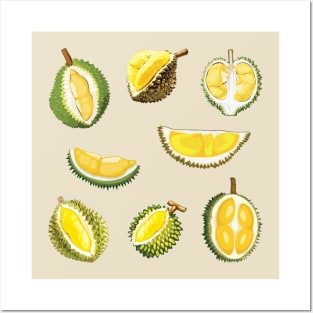 Durian Set Posters and Art